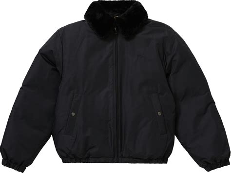 supreme burberry release|supreme shearling collar down puffer.